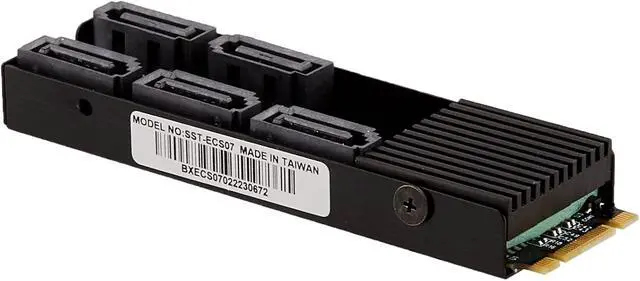 Alt view image 2 of 7 - Silver Stone ECS07 SATA Port Expansion Non-RAID Storage Port Extension Card SST-ECS07 / Domestic Authorized Dealer