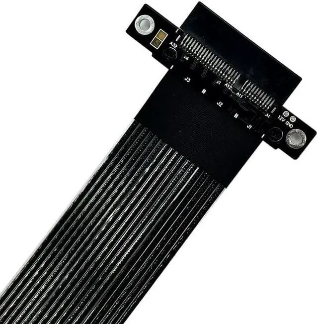 Alt view image 3 of 4 - JMT ADT-K82S PCIE5.0 x4 to x8 Extension Adapter Gen5 128Gbps High Speed Support Network Card, Hard Drive, USB Card (15CM,K82SF-BK)