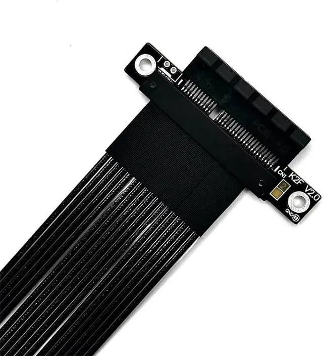 Alt view image 4 of 4 - JMT ADT-K82S PCIE5.0 x4 to x8 Extension Adapter Gen5 128Gbps High Speed Support Network Card, Hard Drive, USB Card (15CM,K82SF-BK)