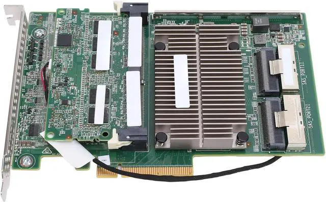 Alt view image 2 of 7 - Qiilu Controller Card 4GB PCIe X8 Ports Array Card for P840 Array