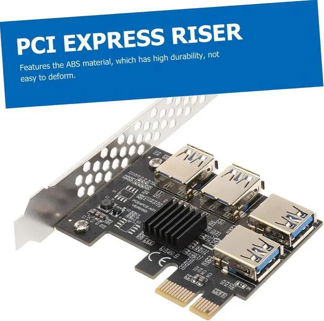 Alt view image 6 of 7 - NUOBESTY Pci E to Port USB Extender Adapter Card with Pin Connectors High Performance Pci E USB Hub for Computer Accessories Stable Easy to Install Expansion