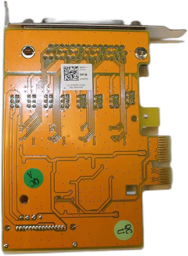 Alt view image 2 of 4 - 4-port RS-232 PCI Express Serial Low Profile Board with Power Output (SATA Power Socket)