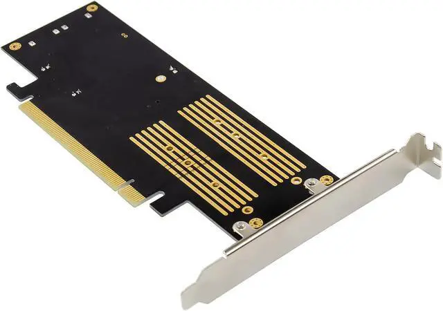 Alt view image 4 of 7 - InLine® PCI Express Card for 1x M.2 Key B + 1x NVMe M.2 Key M + 1x mSATA, PCIe x16, 76660T
