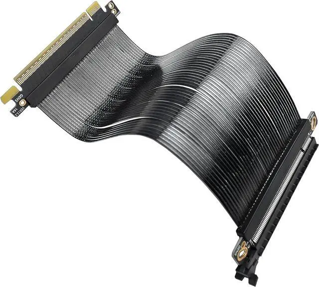 Main image of PCIe 5.0 X16 64GB/s Extension Cable 180-degree Parallel GPU Adapter Graphics Card GEN5 High Speed Cable 16AB5 for Computer Server Host (10CM)