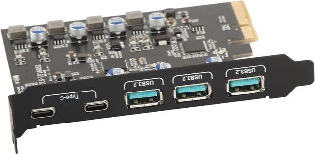 Alt view image 5 of 7 - High Speed USB3.2 Gen2 PCIE to Type C Expansion Card, PCI Express Adapter Card for 7 8 10, Easy Plug and Play