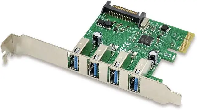 Alt view image 4 of 4 - Conceptronic Emrick U34 4-Port USB 3.0 PCI Express Card