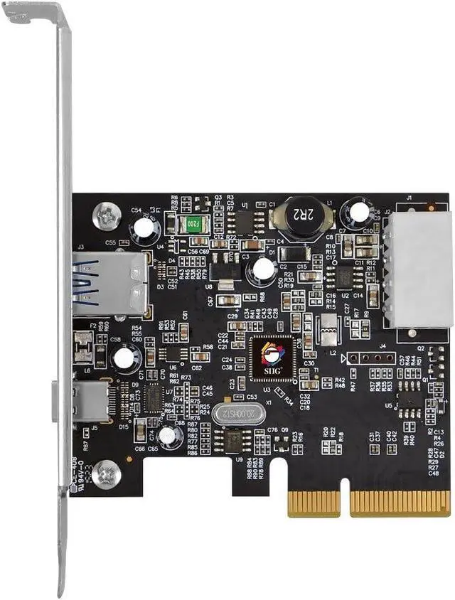 Alt view image 2 of 3 - SIIG JU-P20A12-S1 USB Adapter Components Black