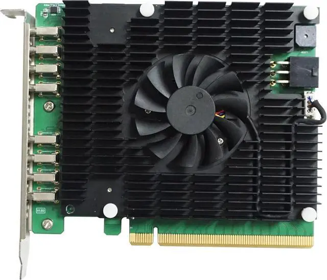 Main image of HighPoint Technologies RocketU 1388D PCIe 3.0 x16 8X 10Gb/s Port USB-C 3.2 Controller