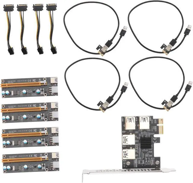 Main image of NUOBESTY Pci-e Riser Card USB Extender to Pci Express Mining Adapter Pcie USB Extender