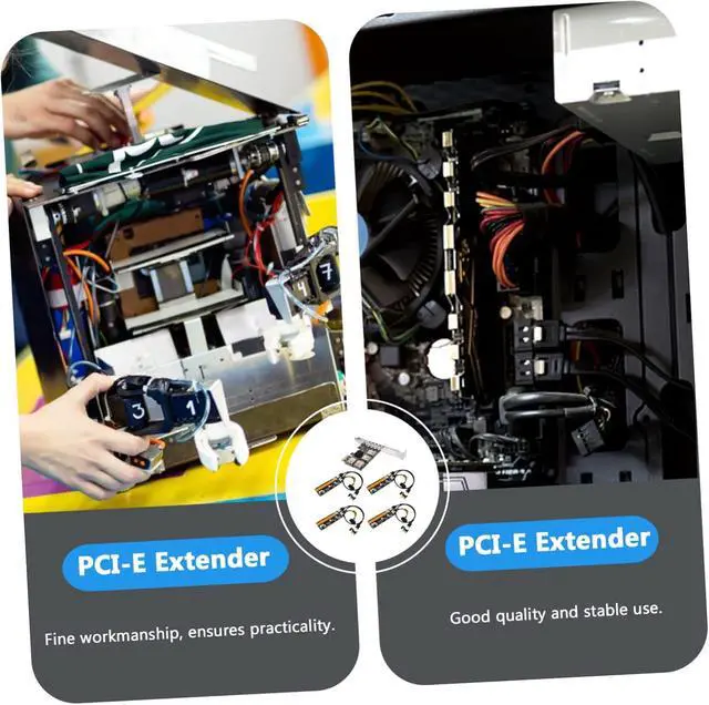 Alt view image 5 of 7 - NUOBESTY Pci-e Riser Card USB Extender to Pci Express Mining Adapter Pcie USB Extender
