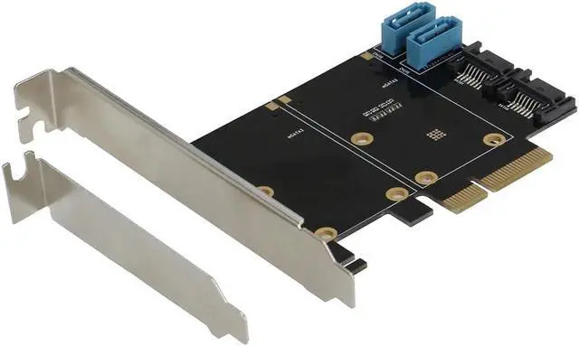 Alt view image 4 of 6 - SEDNA - PCIe Quad SATA 6G 4 Port Raid Adapter with HyoperDuo Hard Disk Acceleration Function