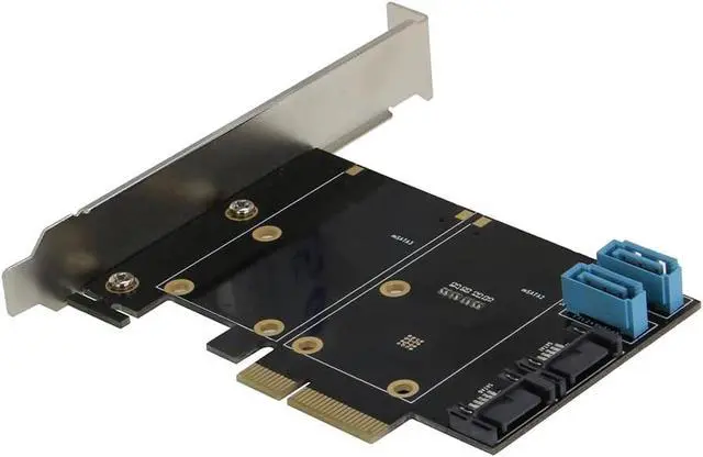 Alt view image 6 of 6 - SEDNA - PCIe Quad SATA 6G 4 Port Raid Adapter with HyoperDuo Hard Disk Acceleration Function
