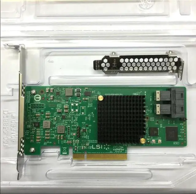 Alt view image 6 of 7 - Generic 9300-8i HBA Card, 8-Port 12Gb/s PCIe 3.0 x8 SAS/SATA Host Bus Adapter, IT Mode Storage Controller Card Compatible with LSI 9300-8i LSI00344