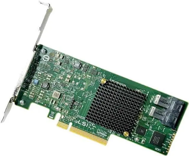 Alt view image 7 of 7 - Generic 9300-8i HBA Card, 8-Port 12Gb/s PCIe 3.0 x8 SAS/SATA Host Bus Adapter, IT Mode Storage Controller Card Compatible with LSI 9300-8i LSI00344