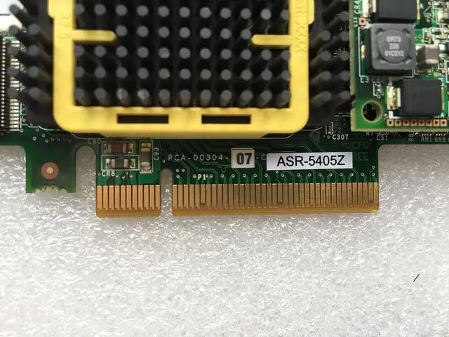 Alt view image 4 of 4 - adapte*c ASR-5405Z 2266800-R 512MB 4-Ports RAID PCI-E x8 Controller+8087 to 4sata