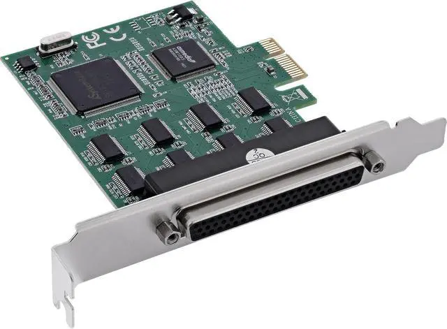 Alt view image 3 of 7 - Inline PCIe x1 Card with 8X RS-232, D-Sub 9, Serial Interface Card, Industrial, Multi-Card Operation, Stable Data Transmission, 76660Z