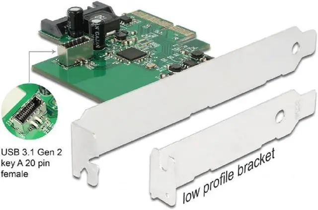 Alt view image 6 of 6 - DeLOCK 89029 Interface Card/Adapter Internal SATA, USB 3.2 Gen 2 (3.1 Gen 2)