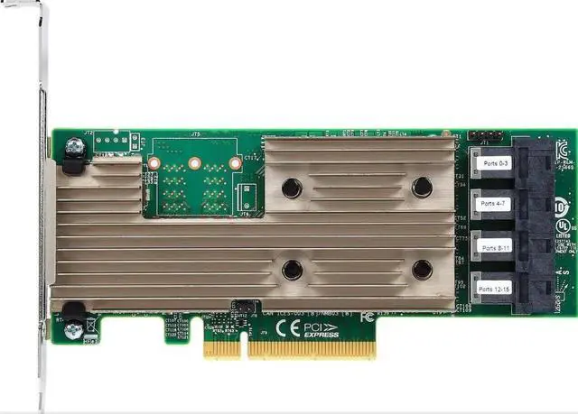 Main image of Generic 9305-16i HBA Card, 16-Port 12Gbps PCIe 3.0 x8 SAS/SATA Host Bus Adapter, IT Mode Storage Controller Card Compatible with LSI 9305-16i 05-25703-00