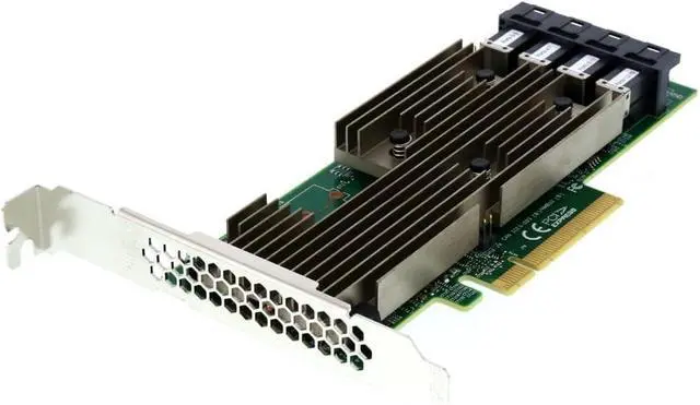 Alt view image 4 of 6 - Generic 9305-16i HBA Card, 16-Port 12Gbps PCIe 3.0 x8 SAS/SATA Host Bus Adapter, IT Mode Storage Controller Card Compatible with LSI 9305-16i 05-25703-00