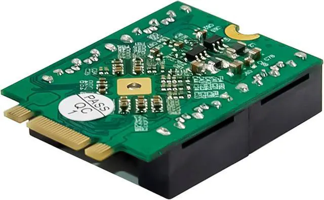 Alt view image 2 of 7 - InLine® Interface Card M.2 Key B+M Male to 4X SATA Male RAID HyperDuo 76660U