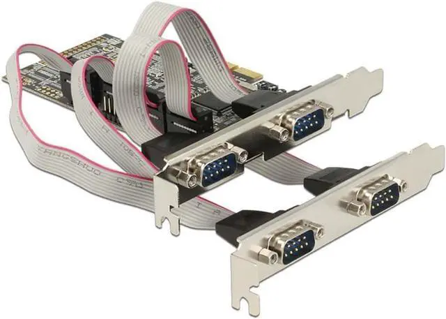 Main image of Delock PCI Express Card 4 x Serial Silver