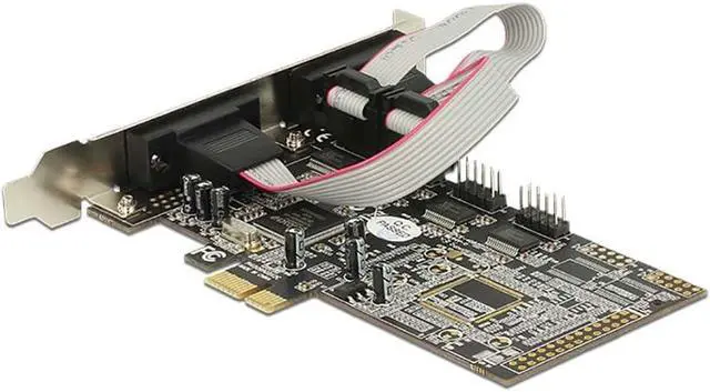 Alt view image 2 of 7 - Delock PCI Express Card 4 x Serial Silver