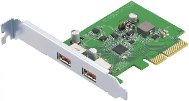 Alt view image 3 of 5 - QNAP QXP-10G2U3A - USB 3.2 Gen 2 Expansion Card - Up to 10Gbps Speeds for Fast File Transfer and Storage Expansion