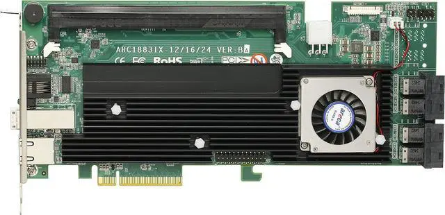 Main image of Areca PCIe 3.0 12Gb/s SAS RAID Controller ARC-1883IX-16