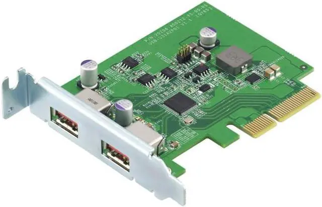 Alt view image 2 of 5 - QNAP QXP-10G2U3A - USB 3.2 Gen 2 Expansion Card - Up to 10Gbps Speeds for Fast File Transfer and Storage Expansion