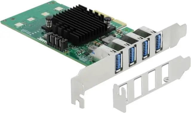 Main image of Delock PCI Express x4 Card to 4X External USB 3.0 Quad Channel
