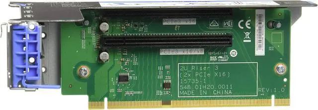 Alt view image 2 of 2 - Lenovo Dcg 7xh7a02679 X16 X8 X16 X16 Pcie Fh Riser 2