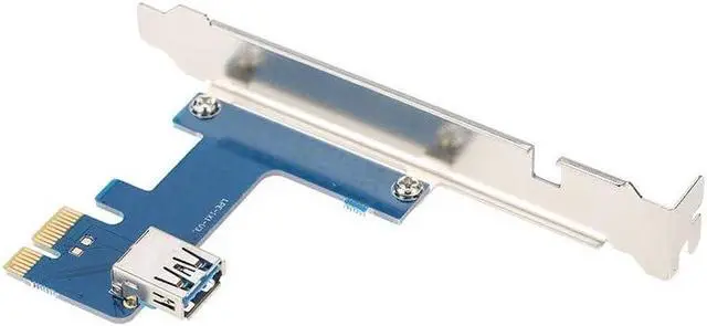 Alt view image 6 of 7 - GOLDEN BLUE PCI-E 1X Expansion Kit 1 to 4 Slots Switch Multiplier Hub Riser Card Adapter with USB 3.0 Cable PCIE Mining Modules