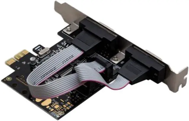 Alt view image 3 of 7 - 2port Serial Card Pci Express Msc9901 Chipset