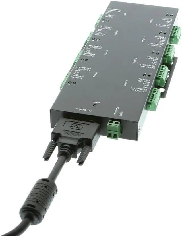 Alt view image 4 of 5 - 8 Port Serial RS232/422/485 PCIe Module Isolation and Surge Protection