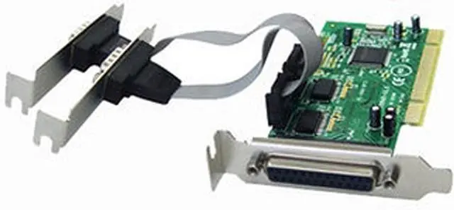 Alt view image 2 of 2 - EIP PCI-E Combination Card Turn 2 Com + 1 LPT Port