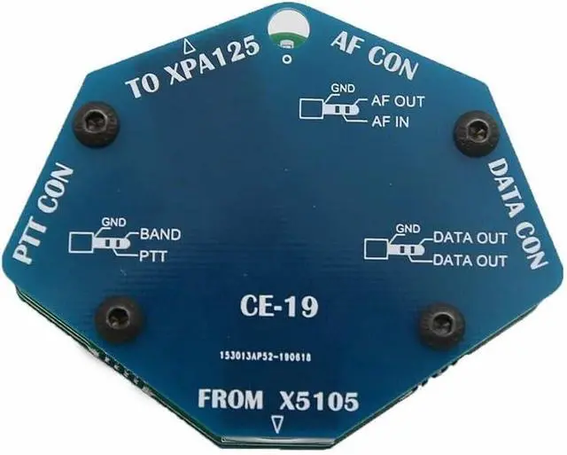 Alt view image 7 of 7 - CE-19 Data Interface Expansion Card for XIEGU X5105 G90 Acc PTT XPA125 Internal Computer Networking Cards, MINI-DIN8 Port Into Standard 3.5mm Jack