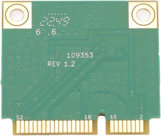 Alt view image 7 of 7 - Mini PCI E 7 Card, 8774Mbps 2 Band 2.4G 5G Gigabit Network Card Mini PCIE Interface Adapter with Bluetooth 5.4 BE200HMW for PC C (with Antenna)
