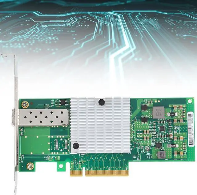 Main image of Internal Computer Networking Cards, 10Gbps Fiber Network Card Single Port for 82599EN Chip E10G41BTDA X520-DA1