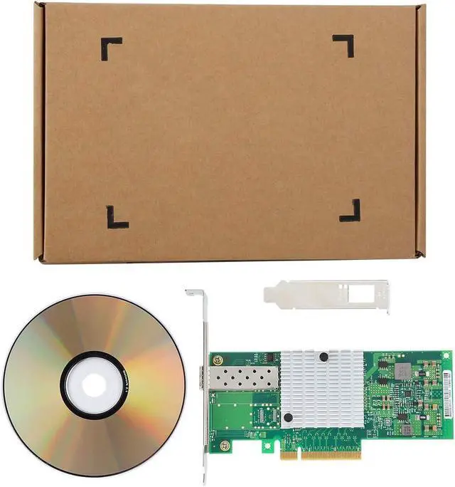 Alt view image 5 of 7 - Internal Computer Networking Cards, 10Gbps Fiber Network Card Single Port for 82599EN Chip E10G41BTDA X520-DA1