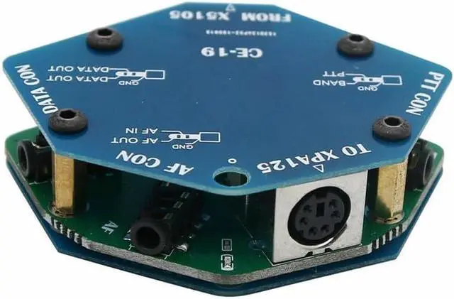 Alt view image 5 of 7 - CE-19 Data Interface Expansion Card for XIEGU X5105 G90 Acc PTT XPA125 Internal Computer Networking Cards, MINI-DIN8 Port Into Standard 3.5mm Jack
