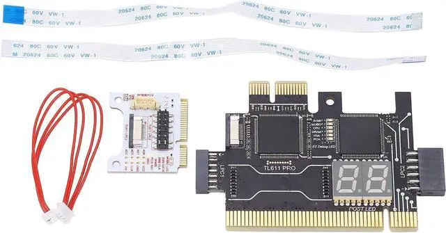 Main image of Pyhodi TL611 Pro Multipurpose Mainboard Debug Card, Laptop EC DEBUG Adapter Card Compatible with Asus, HP, MSI, Gigabyte, Support PCI E,Mini PCI E,LPC, Easy to Use, Reliable Performance