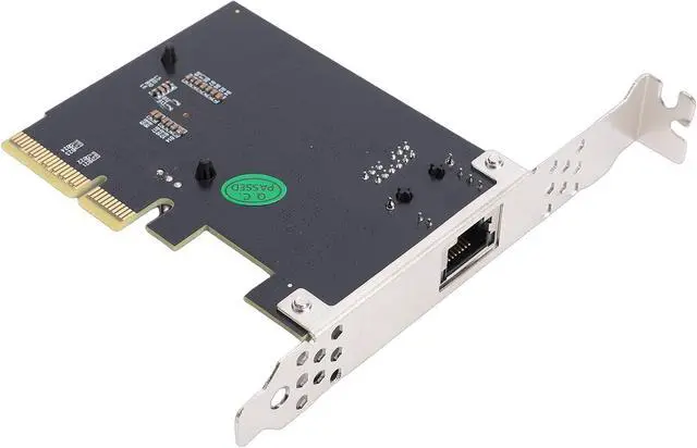Alt view image 7 of 7 - Yunseity PCIe 4X Gigabit Network Card, 10Gbps Ethernet Adapter with RTL8127AT Chip for Desktop Server PC NAS 10 11