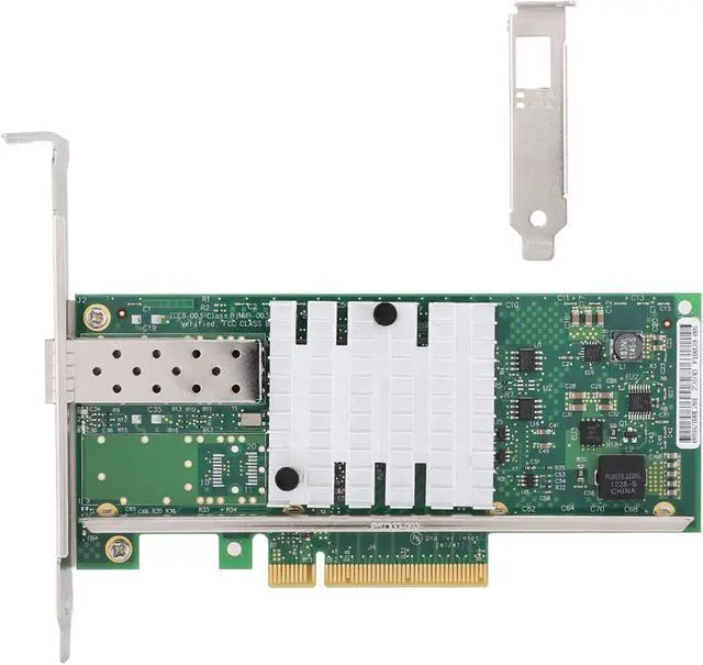 Alt view image 4 of 7 - Network Card, Internal Computer Networking Cards Fiber Network Card for X520DA1 82599EN Pcie 10G SFP Pcie Ethernet Card Ethernet Server Adapter