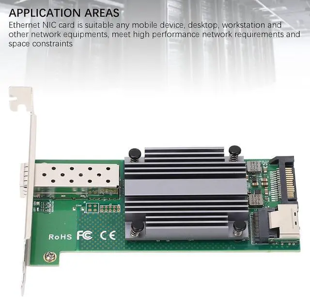 Alt view image 3 of 7 - Ethernet NIC Card,Stable Transmission 10Gb Ethernet NIC Card,Throttling Control M.2 to 10Gb,for Mobile Device Desktop