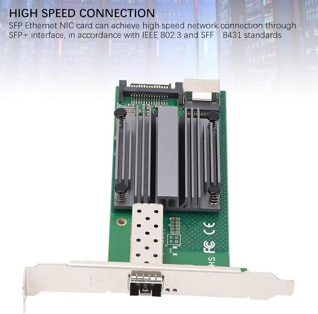 Alt view image 4 of 7 - Ethernet NIC Card,Stable Transmission 10Gb Ethernet NIC Card,Throttling Control M.2 to 10Gb,for Mobile Device Desktop