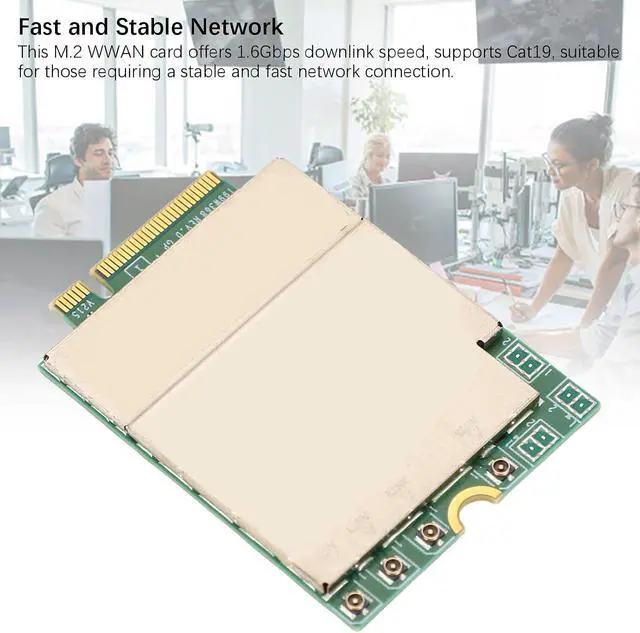 Alt view image 2 of 7 - PUSOKEI 5G Module Wireless WAN Card, PCIe M.2 WWAN Card, 5G Module Replacement for Latitude 5350 5450 5550 7030 7350 7350 7450 7650 9450, for 3490 3590 3591