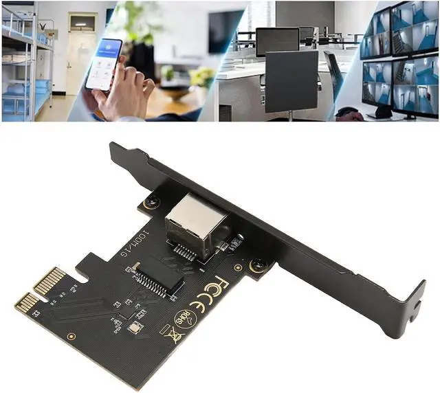 Alt view image 5 of 7 - 10G PCIe Network Card AQC113C, Gigabit Ethernet PCI Express Network Card, RJ45 LAN Adapter Converter for Desktop PC, Ethernet Network Adapter