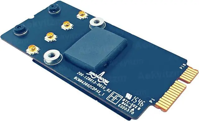Alt view image 4 of 6 - Airport Wireless Network Card BCM943602CDP Replacement for iMac 21" A1418 A2116 and 27" A1419 A2115 WiFi Bluetooth 4.2 Dual-Band Network Card (2015 2017 2019 Year)