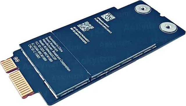 Alt view image 6 of 6 - Airport Wireless Network Card BCM943602CDP Replacement for iMac 21" A1418 A2116 and 27" A1419 A2115 WiFi Bluetooth 4.2 Dual-Band Network Card (2015 2017 2019 Year)
