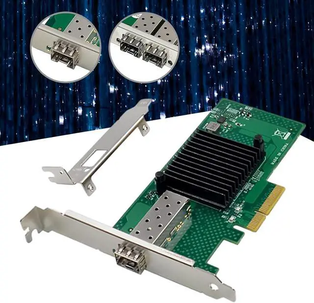 Alt view image 2 of 7 - 82599ES Chipset X520-DA2 10G PCIE Ethernet Adapters Double/Single Port SFP+ Ethernet Adapters for Dekstop Card